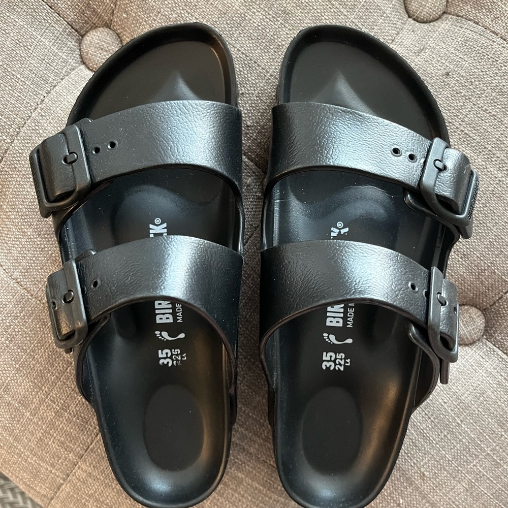 Birkenstock EVA Arizona Black Size 35 Like New